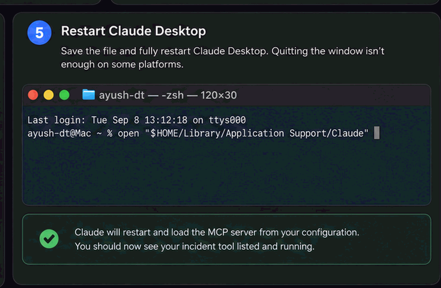 Restart Claude Desktop